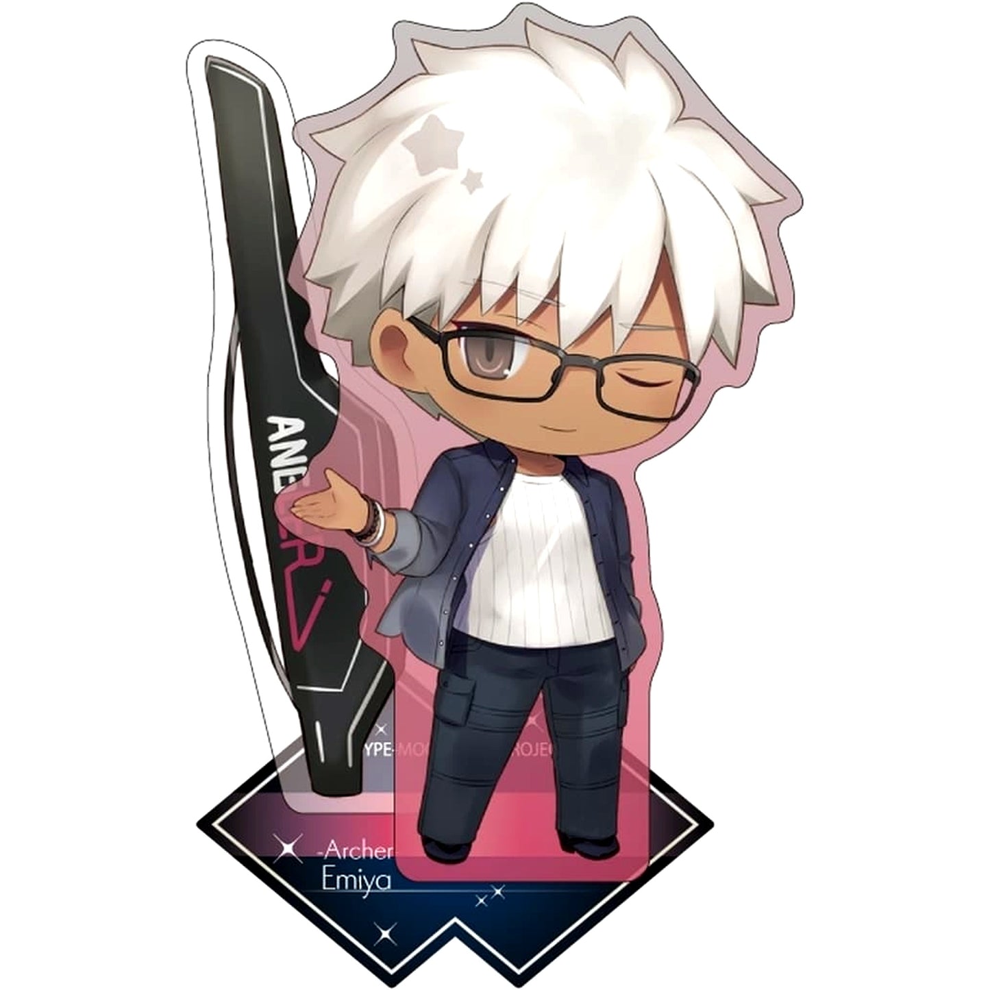 Fate/Grand Order EMIYA Archer Summer Casual Charatoria Acrylic Stand [USED]