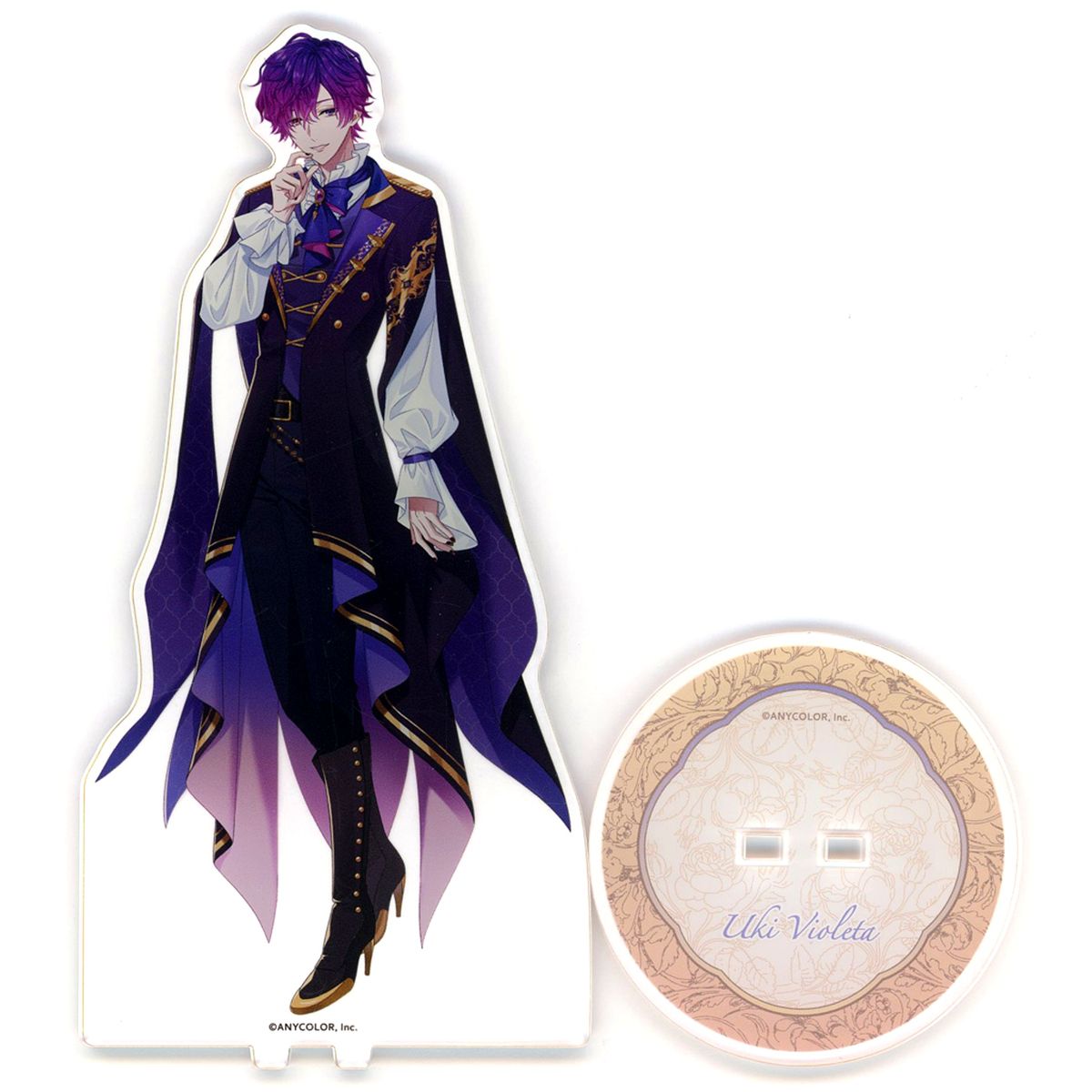 Uki Violeta Virtual YouTuber Nijisanji BIG Acrylic Stand NIJISANJI EN: Shall we dance? x animatecafe [USED]