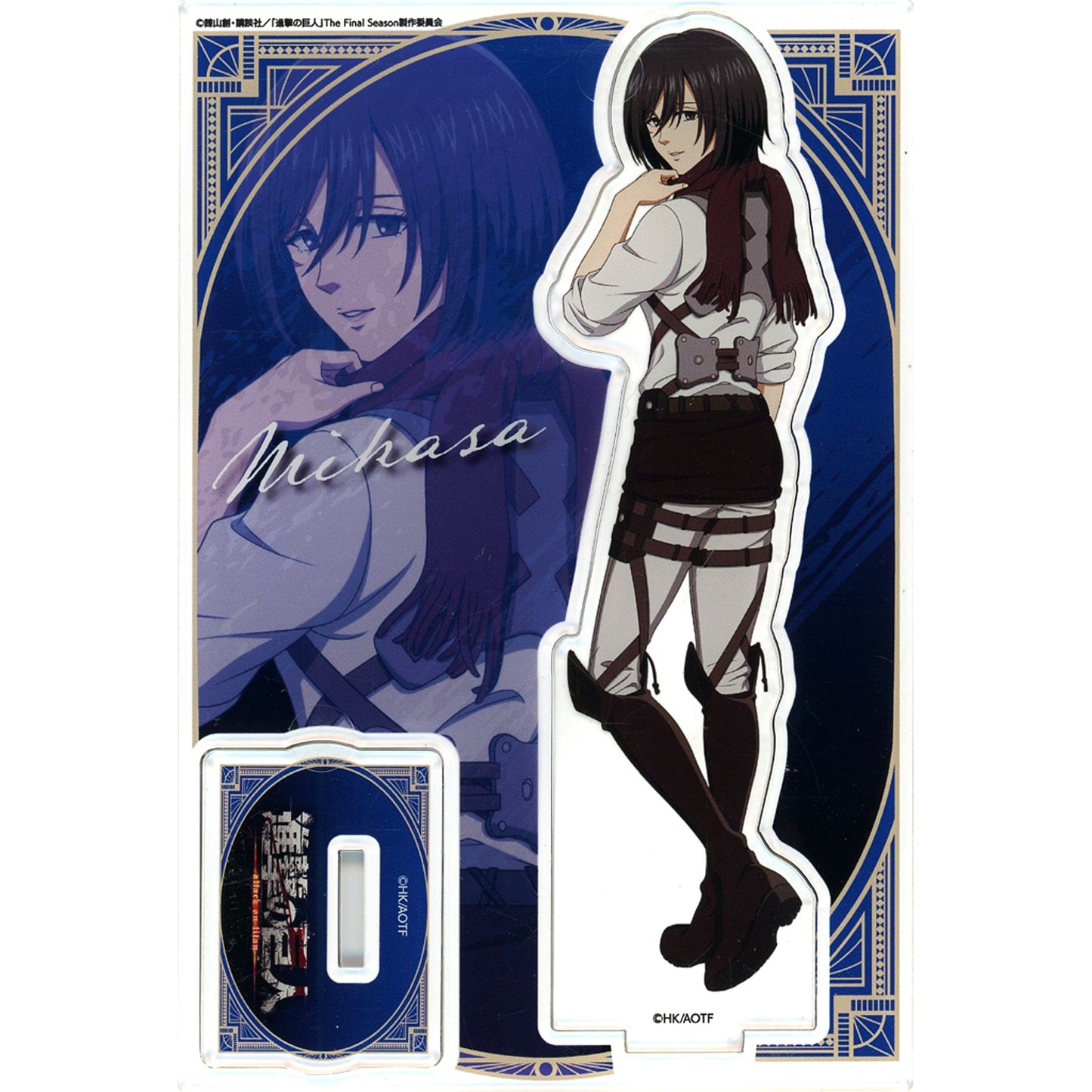 Mikasa Ackerman Attack on Titan Caramol Kuji The road to eternity Prize B-2 Acrylic Stand [USED]