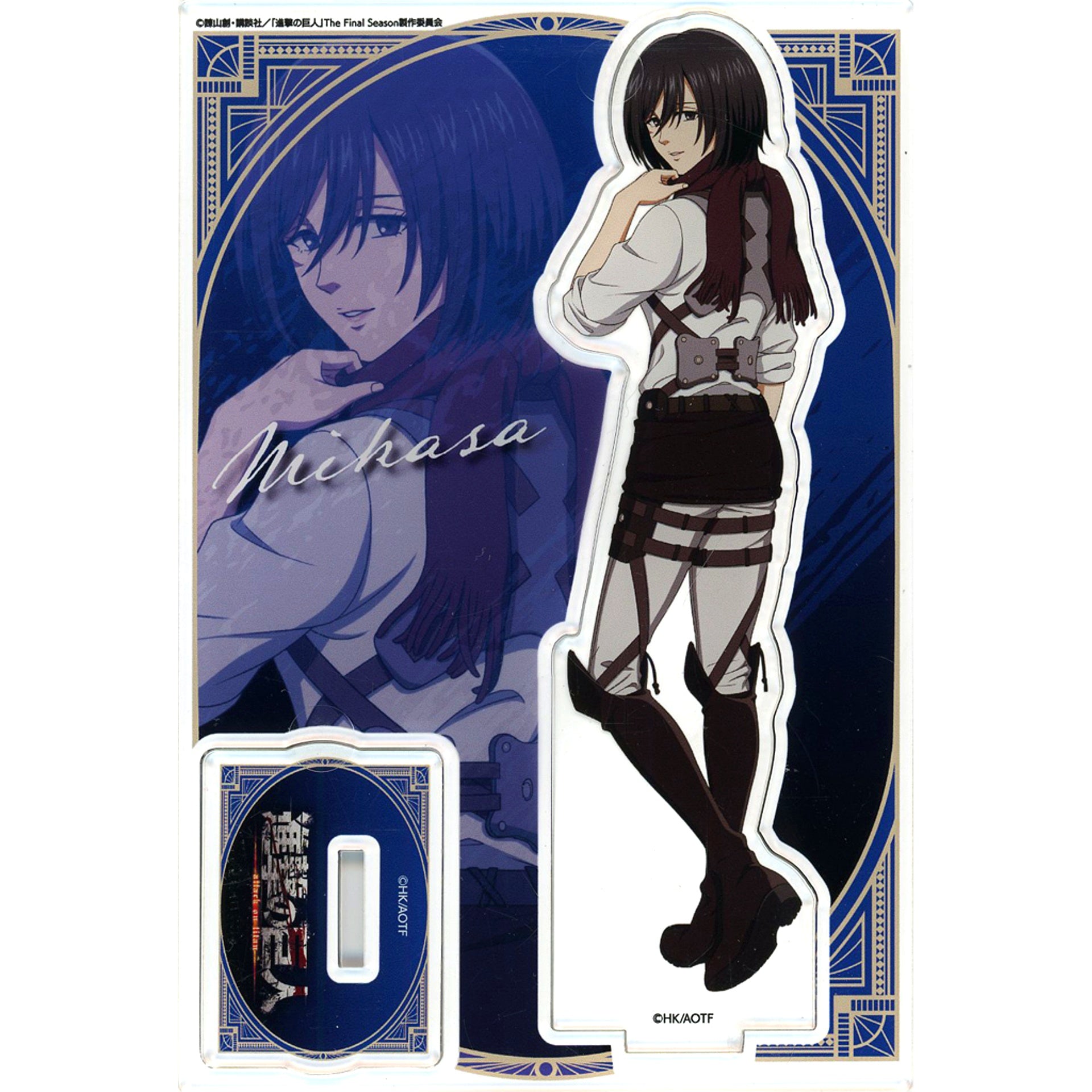 Mikasa Ackerman Attack on Titan Caramol Kuji The road to eternity Prize B-2 Acrylic Stand [USED]