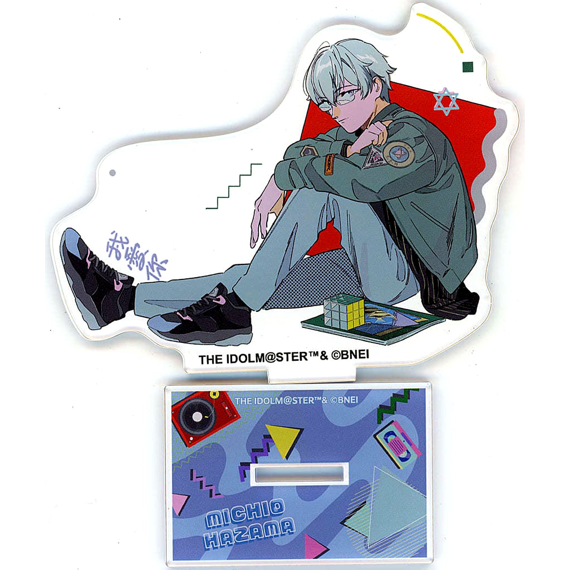 Michio Hazama THE IDOLM@STER SideM x DenQ Official Acrylic Stand Collab Illustration vol.2 [USED]