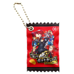 Persona 5 Royal Collaboration Package Charm Bonus Enclosed with Persona 5 Series x Koikeya Potato Chips Cafe Leblanc Special Curry Flavor Charm [USED]