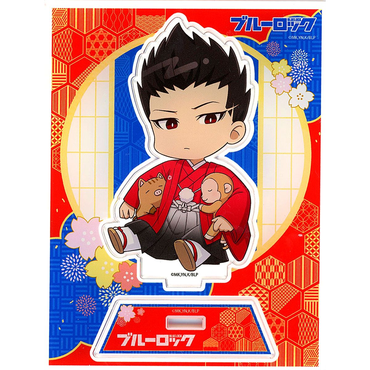 Shouei Barou Blue Lock x PRINCESS CAFE Acrylic Stand Hakama Ver. Only Sold Separately [USED]