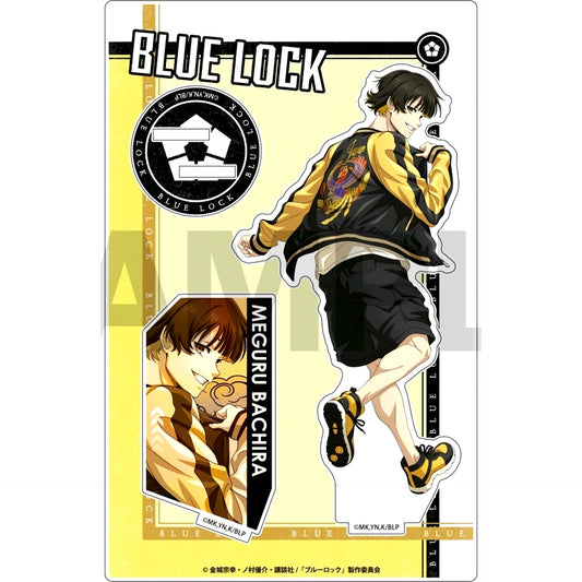 Meguru Bachira Sukajan Wearing Illustration Acrylic Stand Blue Lock [USED]