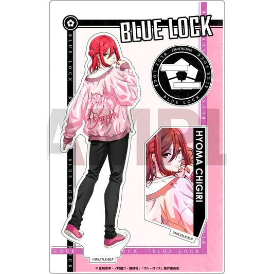 Hyoma Chigiri Blue Lock Acrylic Stand Wearing Sukajan Illustration [USED]