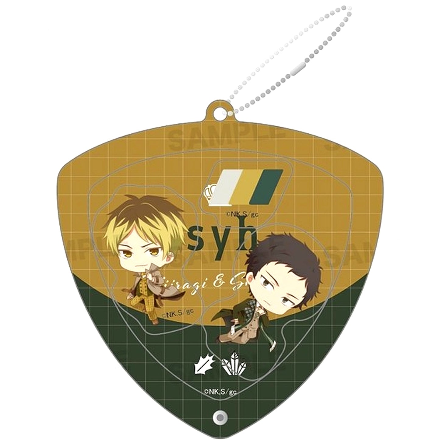 Hiiragi Kashima & Shizusumi Yagi Movie Given Hiiragi mix Shaka Shaka Acrylic Keychain Charahoppin [USED]