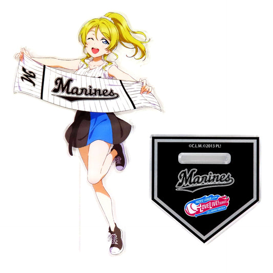 Eli Ayase Acrylic Stand Love Live! Series x Pacific League 6 Teams 2024 Mu's x Chiba Lotte Marines [USED]