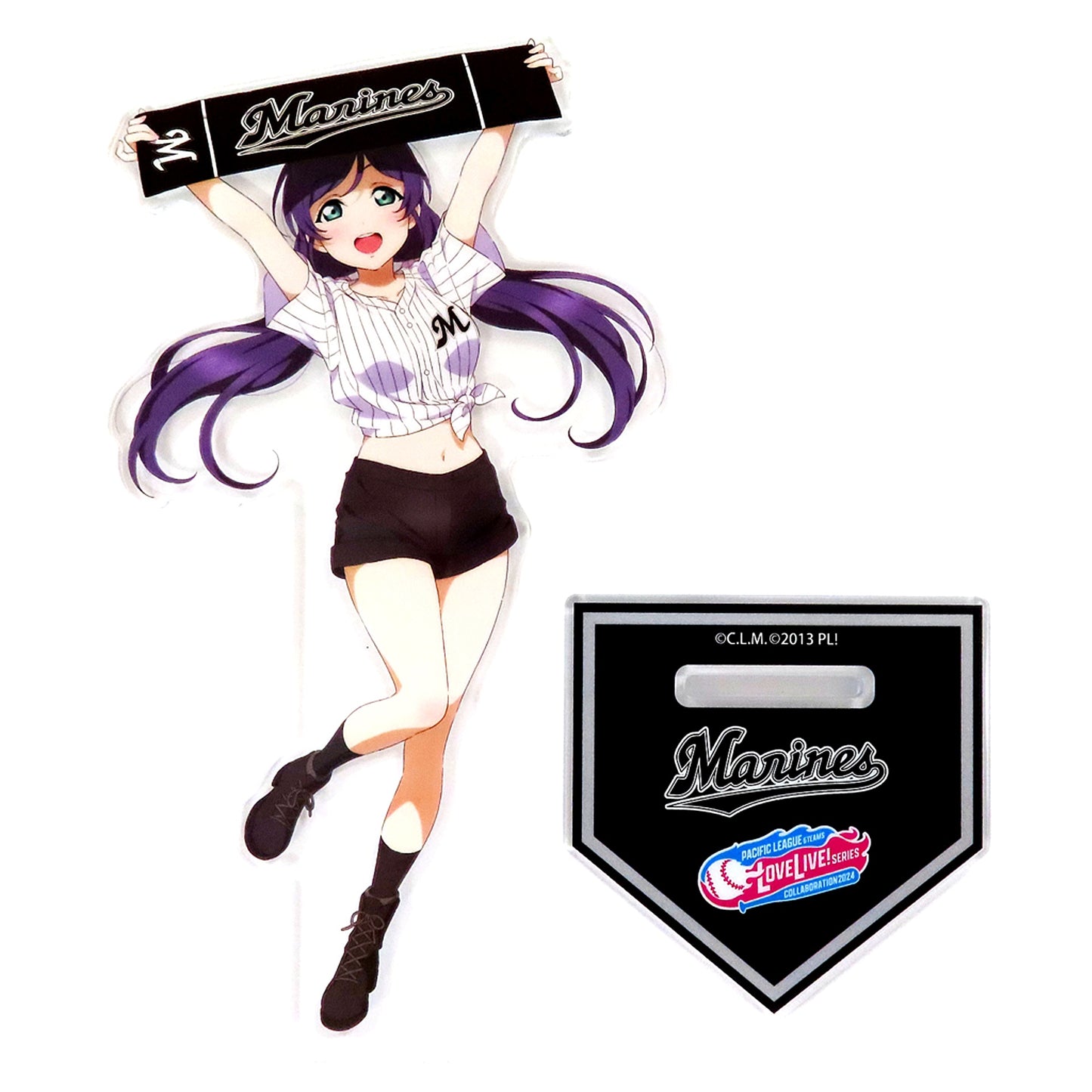 Nozomi Tojo Acrylic Stand Love Live! Series u's x Chiba Lotte Marines Pacific League 6 Baseball Teams 2024 [USED]