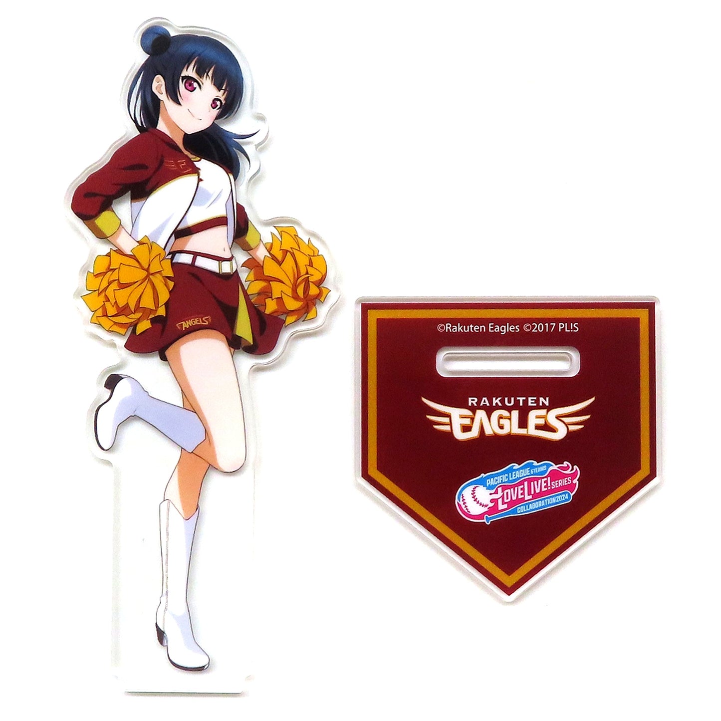 Yoshiko Tsushima Acrylic Stand Love Live! Series x Pacific League 6 Teams 2024 Aqours x Tohoku Rakuten Golden Eagles [USED]