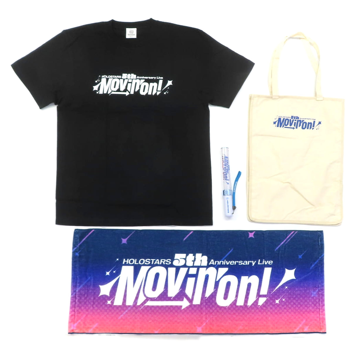 VTuber Holo Stars Logo Support Set 5th Anniversary Live Movin' On! Exclusive [USED]