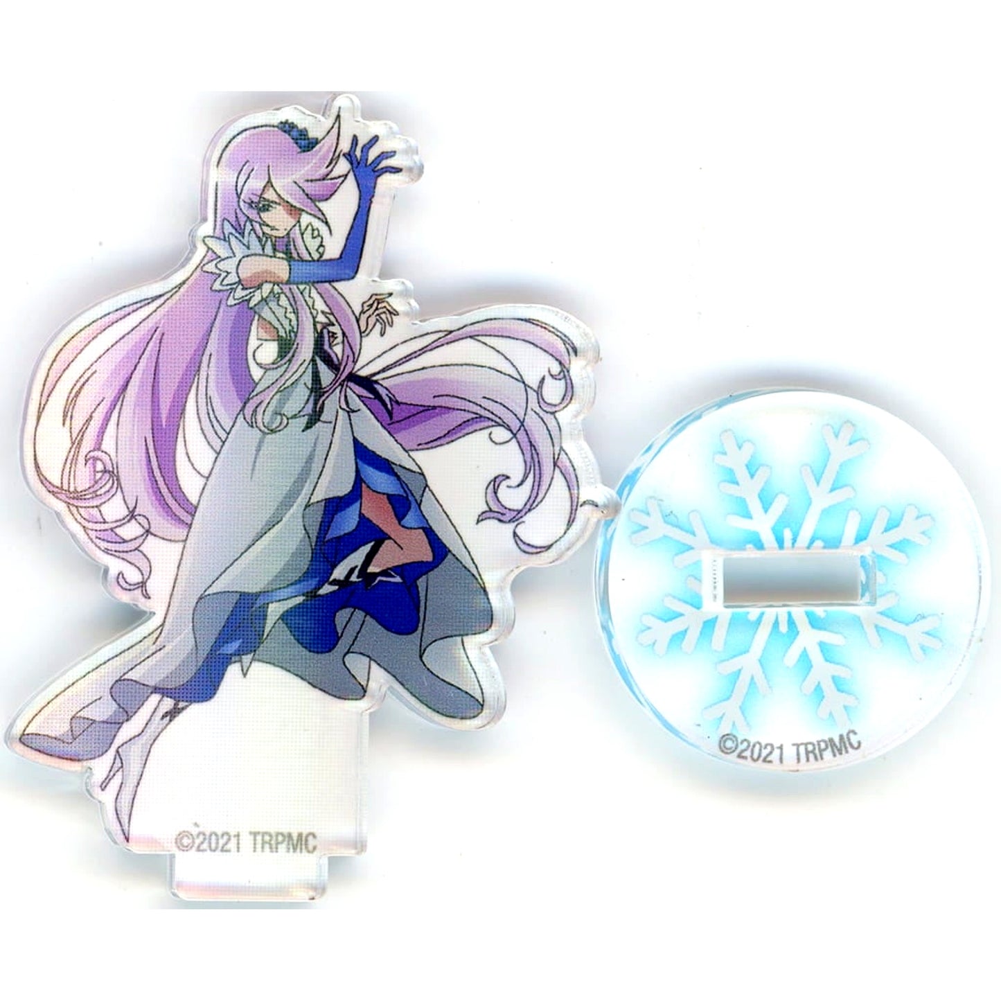 Cure Moonlight Tropical-Rouge! Precure Movie Snow Princess and Miracle Ring Trading Sparkle Mini Acrylic Stand Collection Theater Goods [USED]