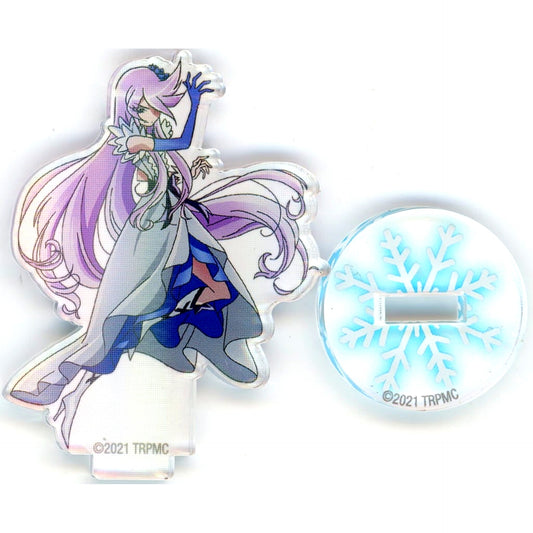 Cure Moonlight Tropical-Rouge! Precure Movie Snow Princess and Miracle Ring Trading Sparkle Mini Acrylic Stand Collection Theater Goods [USED]