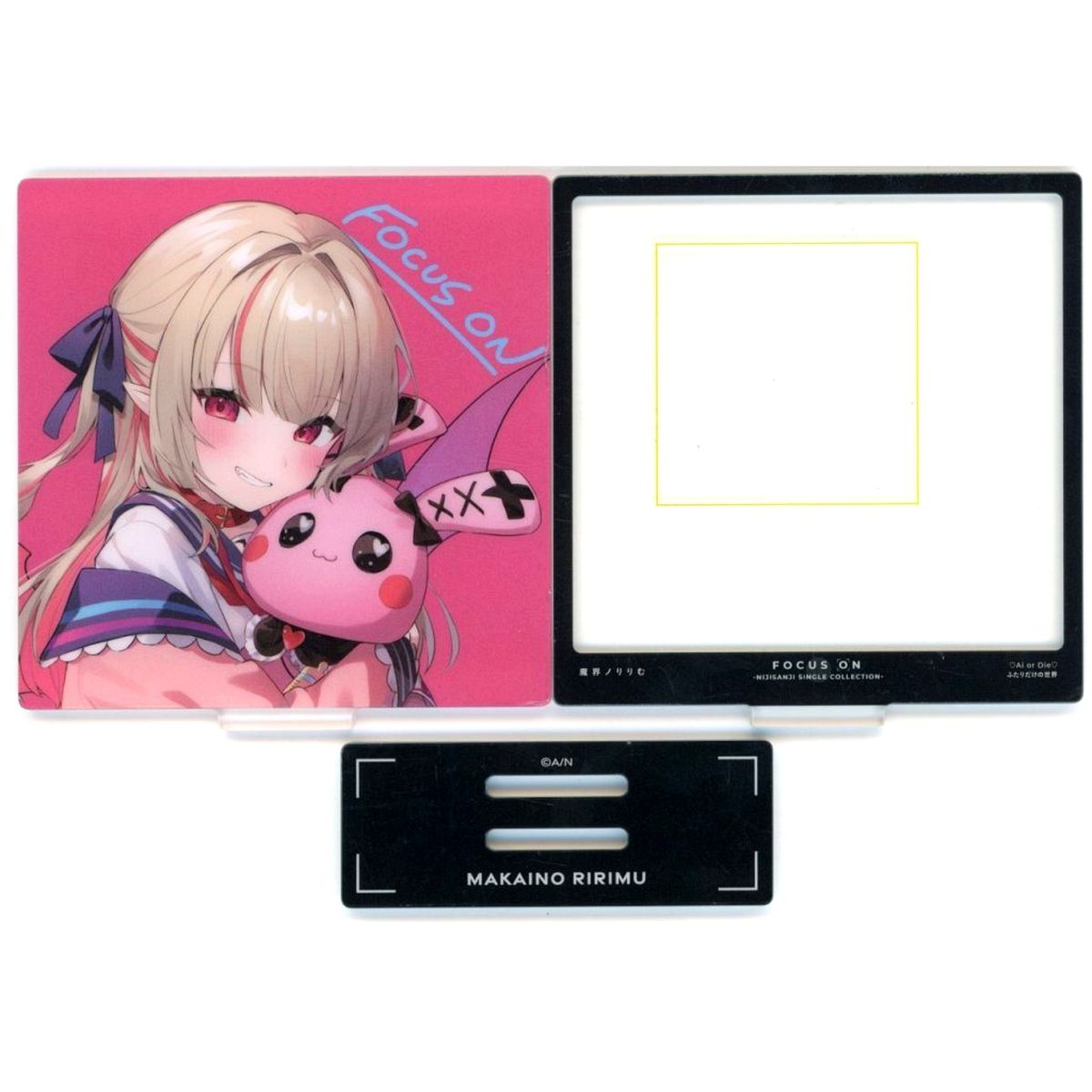 Makaino Ririmu Double Layer Acrylic Stand Virtual YouTuber Nijisanji FOCUS ON [USED]