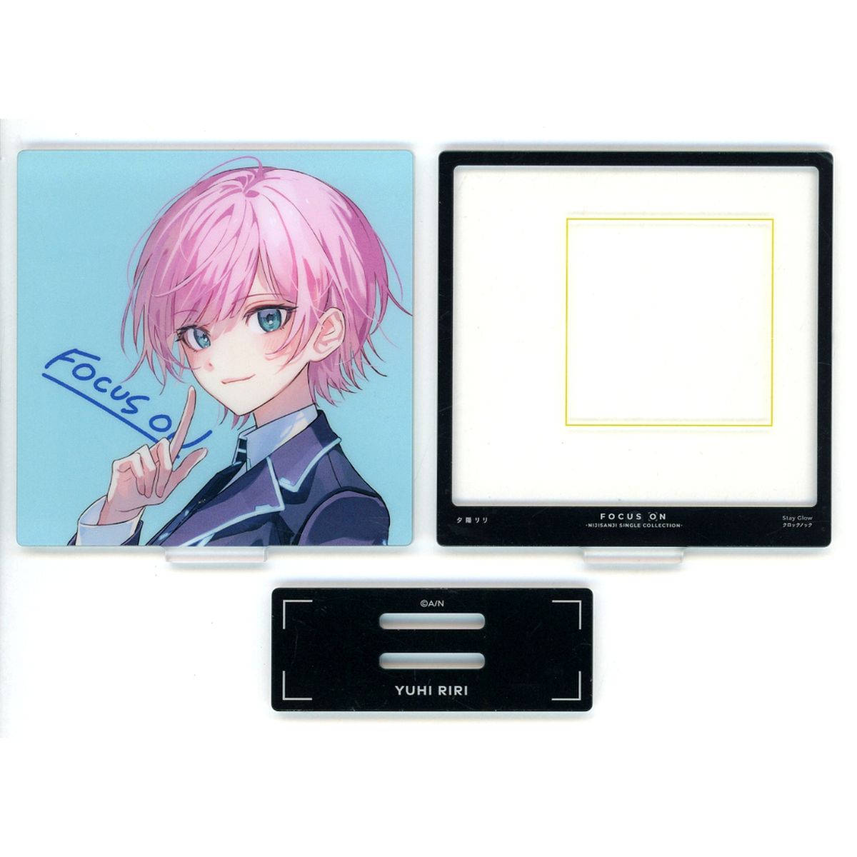 Yuhi Riri 2-Layer Acrylic Stand Virtual YouTuber Nijisanji FOCUS ON [USED]