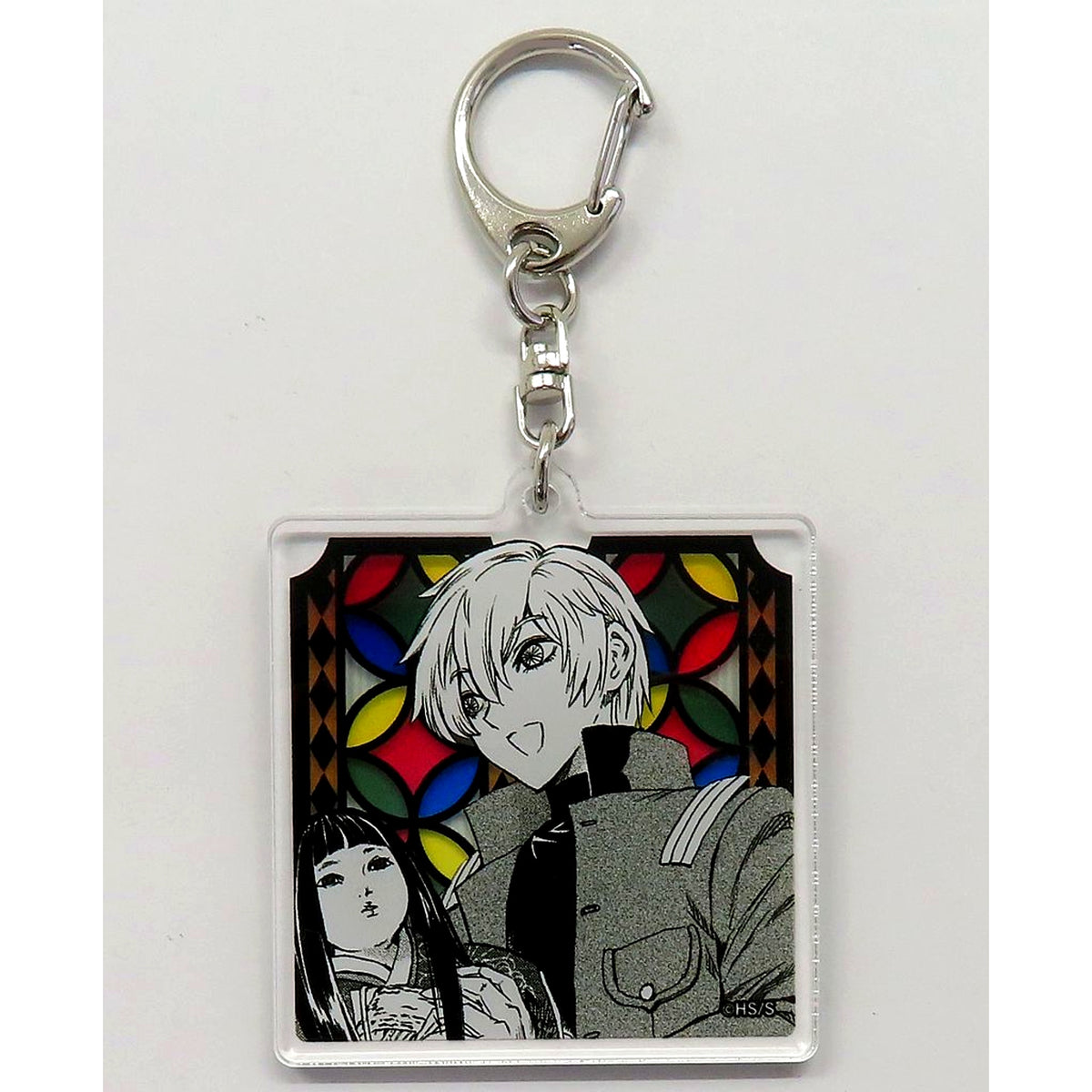 Kon Awai D-8 Prize Acrylic Keychain Iwamoto-senpai no Suisen DMM Scratch [USED]