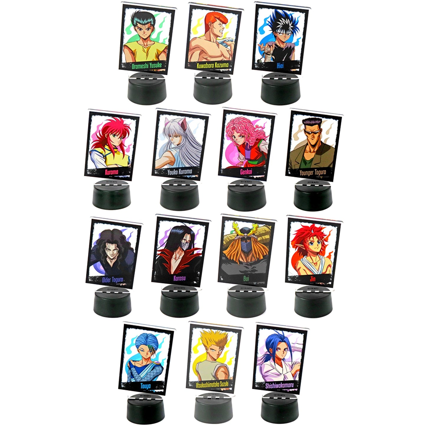 Set of 14 D Prize Futanoru Mascot Web Kuji Yu Yu Hakusho Vol. 11 capture a moment [USED]