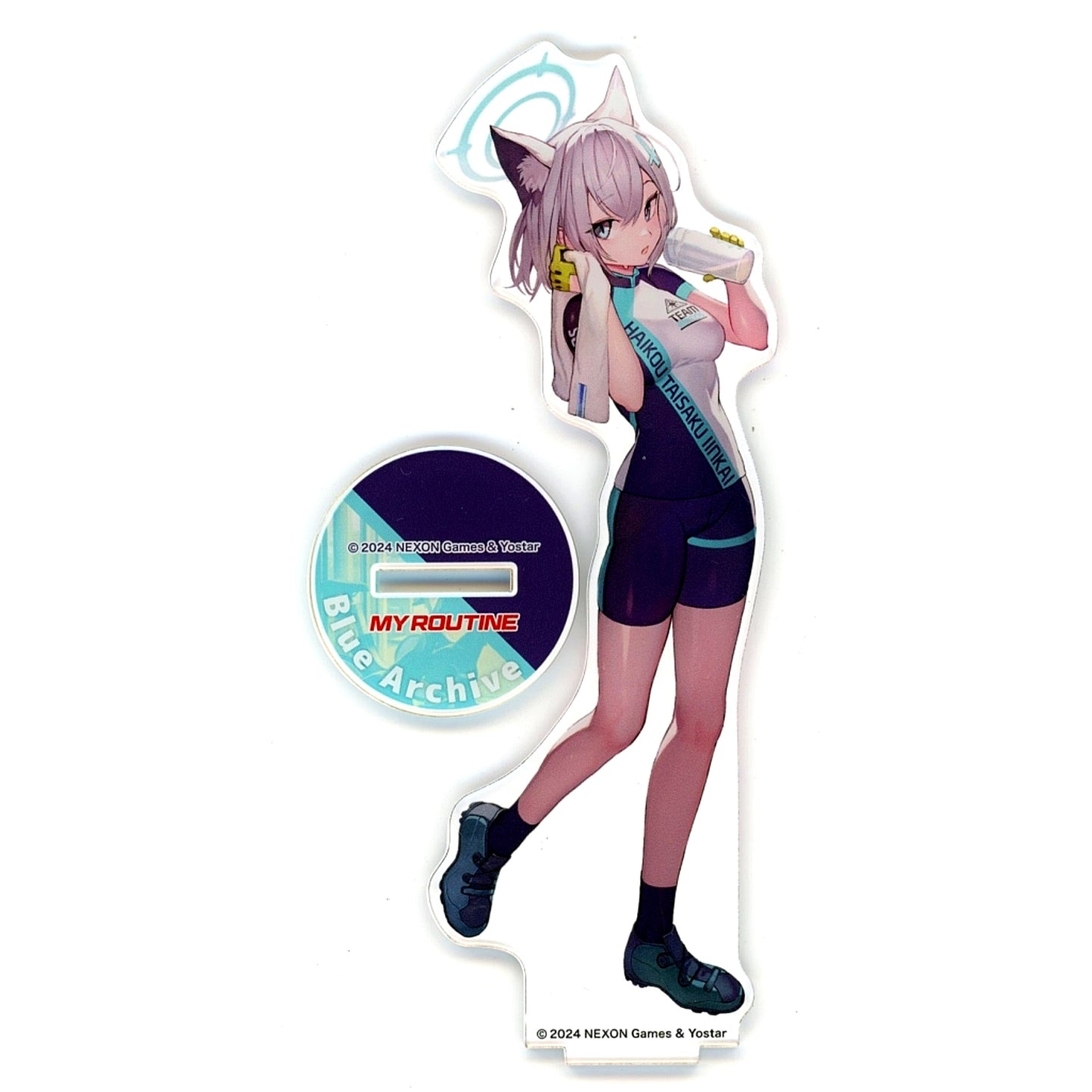 Shiroko Sunaookami Blue Archive Acrylic Stand x MY ROUTINE [USED]