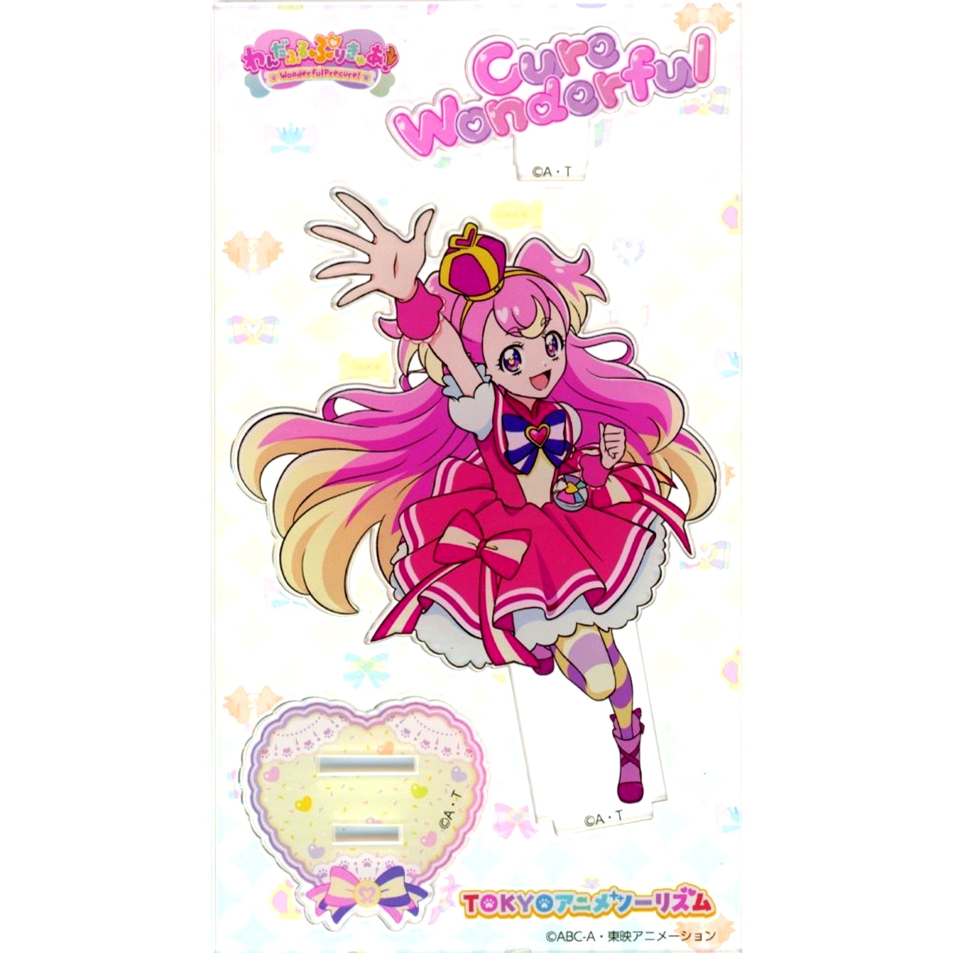 Cure Wonderful Framed Acrylic Stand Wonderful Precure! Precure Pretty Store Branch in TOKYO Anime Tourism Limited [USED]
