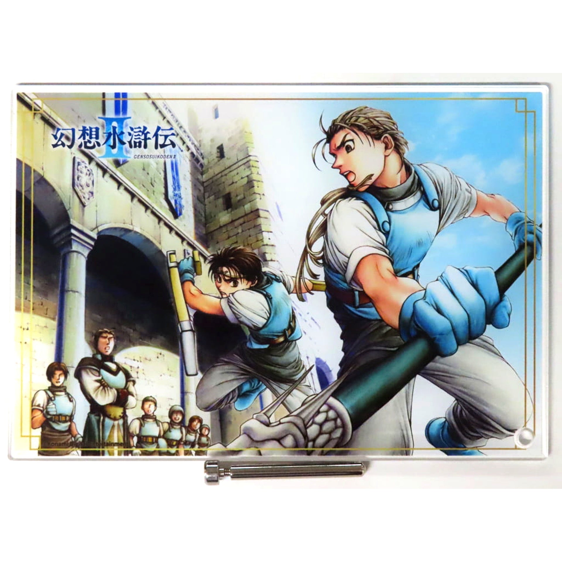 Hero and Jowy Suikoden II Acrylic Board MOLLY.ONLINE Scratch Prize B-2 [USED]