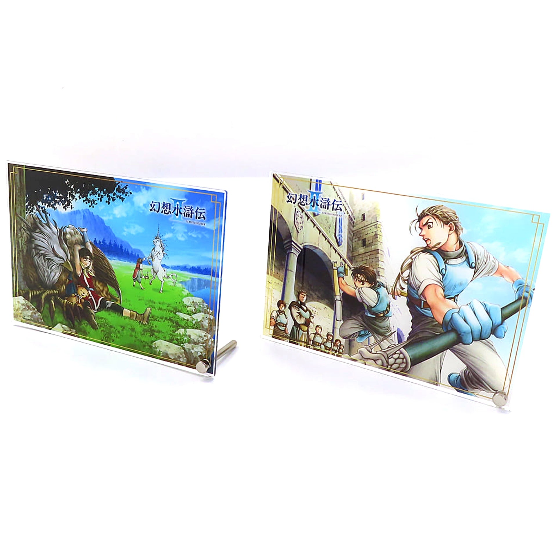 Suikoden II Acrylic Board All 2 Types Set MOLLY.ONLINE Scratch Prize B [USED]