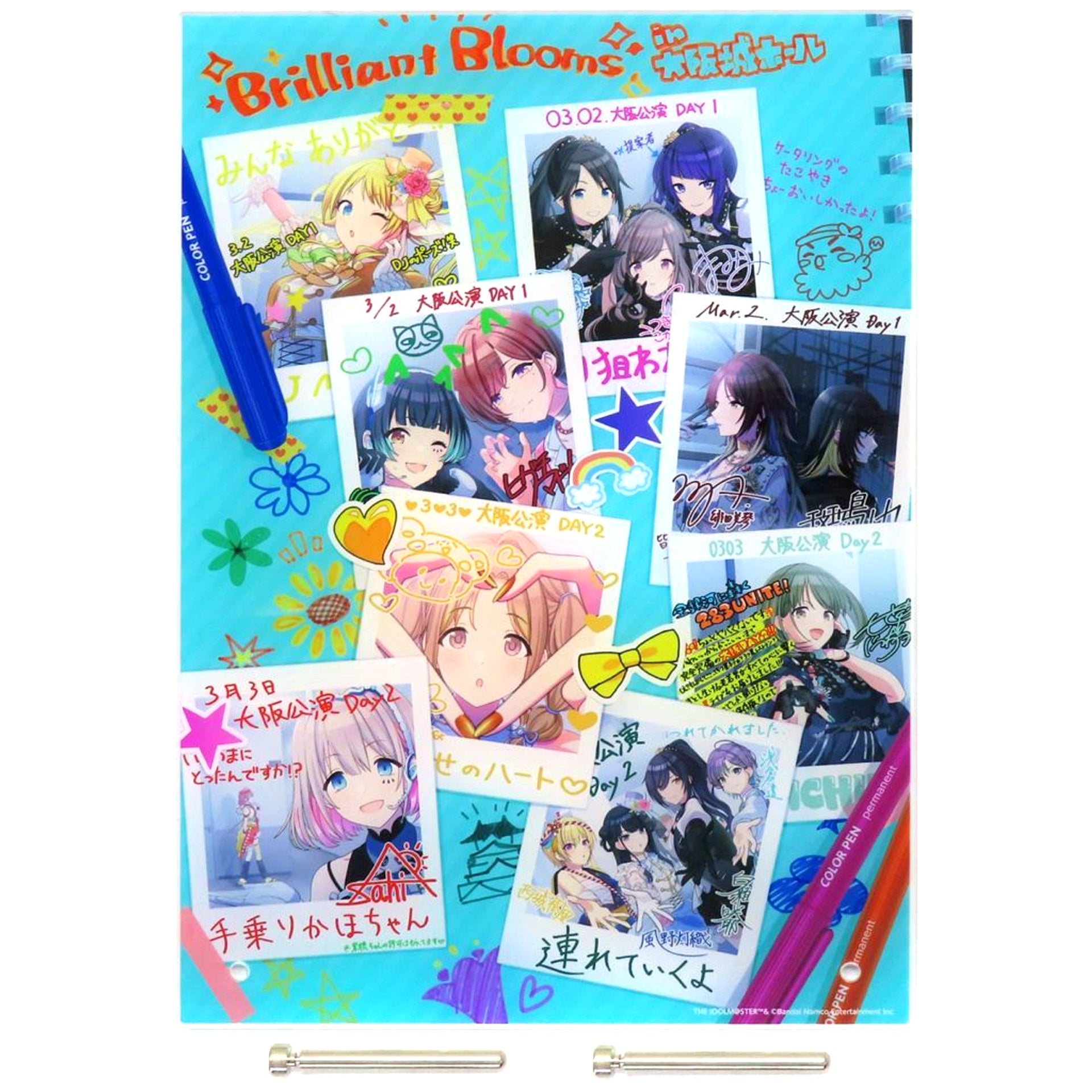 Brilliant Blooms ver. THE IDOLM@STER SHINY COLORS Commemorative Official Acrylic Panel 6thLIVE TOUR [USED]