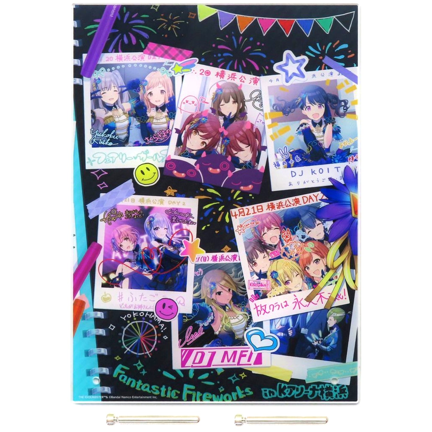 Fantastic Fireworks ver. THE IDOLM@STER SHINY COLORS Commemorative Official Acrylic Panel 6thLIVE TOUR [USED]