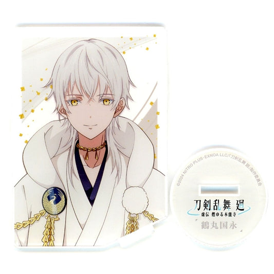 Tsurumaru Kuninaga No.12 Touken Ranbu Kai Kyoden Moyuru Honnouji x mixx garden Square Acrylic Stand [USED]