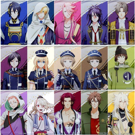 Set of 15 Touken Ranbu Kai Kyoden Moyuru Honnouji x mixx garden Mini Acrylic Block Collection Vol.1 [USED]