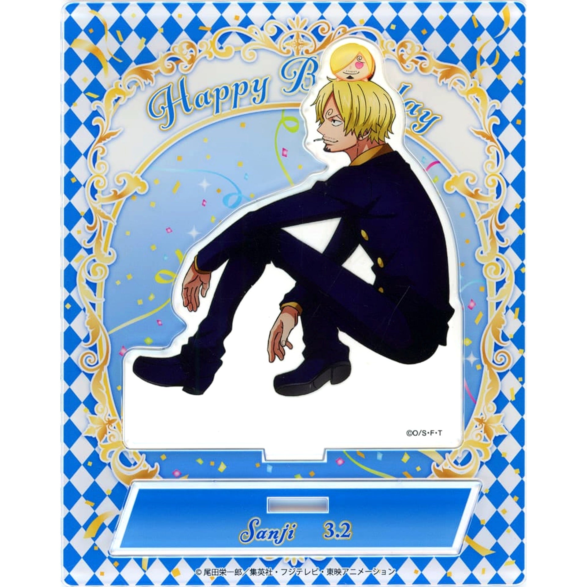 Sanji One Piece Mar 2 Birthday Acrylic Stand 2024 [USED]