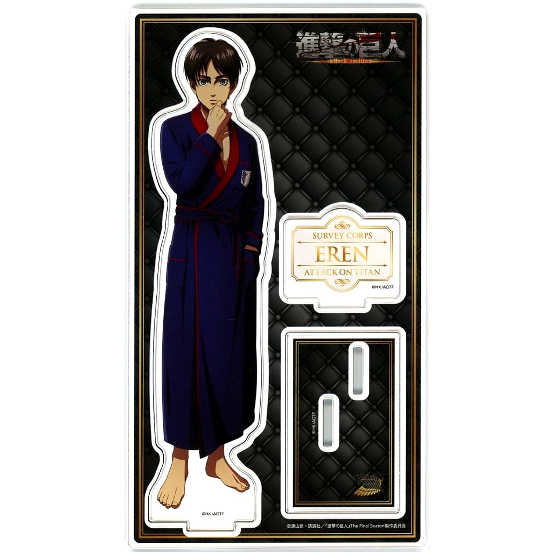 Eren Yeager Gown Attack on Titan Animate Fair Roomwear Ver. Acrylic Stand [USED]