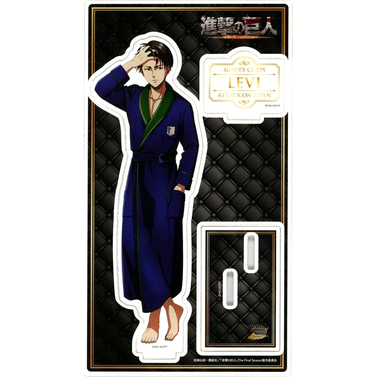 Levi Ackerman Gown Acrylic Stand Roomwear Ver. Attack on Titan Animate Fair [USED]