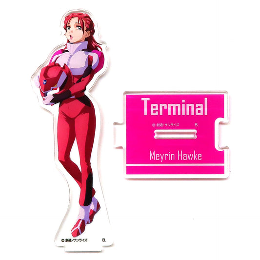 Meyrin Hawke Mobile Suit Gundam SEED FREEDOM Connectable Acrylic Stand Pilot Suit Ver. [USED]