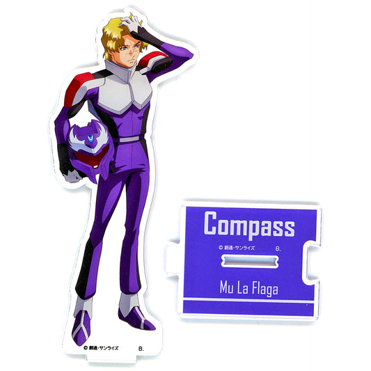 Mu La Flaga Mobile Suit Gundam SEED FREEDOM Connectable Acrylic Stand Pilot Suit Ver. [USED]