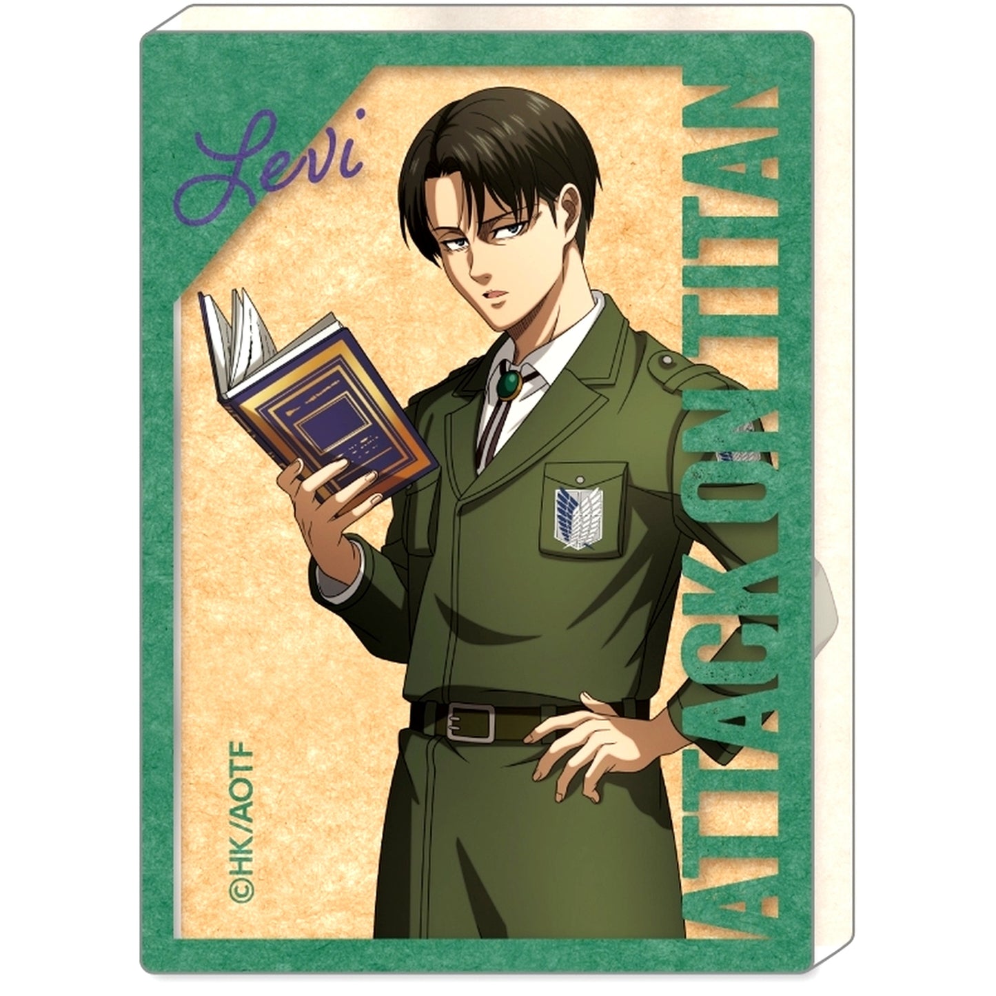 Levi Acrylic Block Reading Ver. Attack on Titan The Final Season [USED]