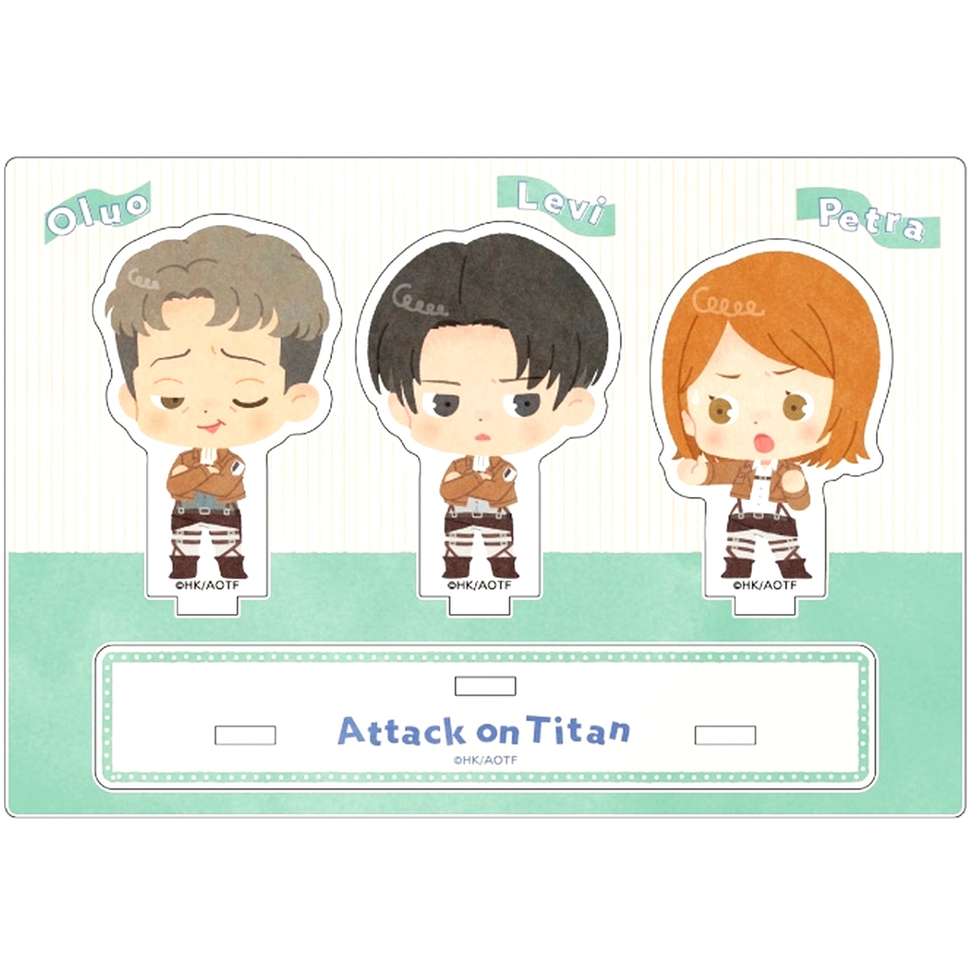 Oluo & Levi & Petra B. Attack on Titan The Final Season Triple Acrylic Stand [USED]