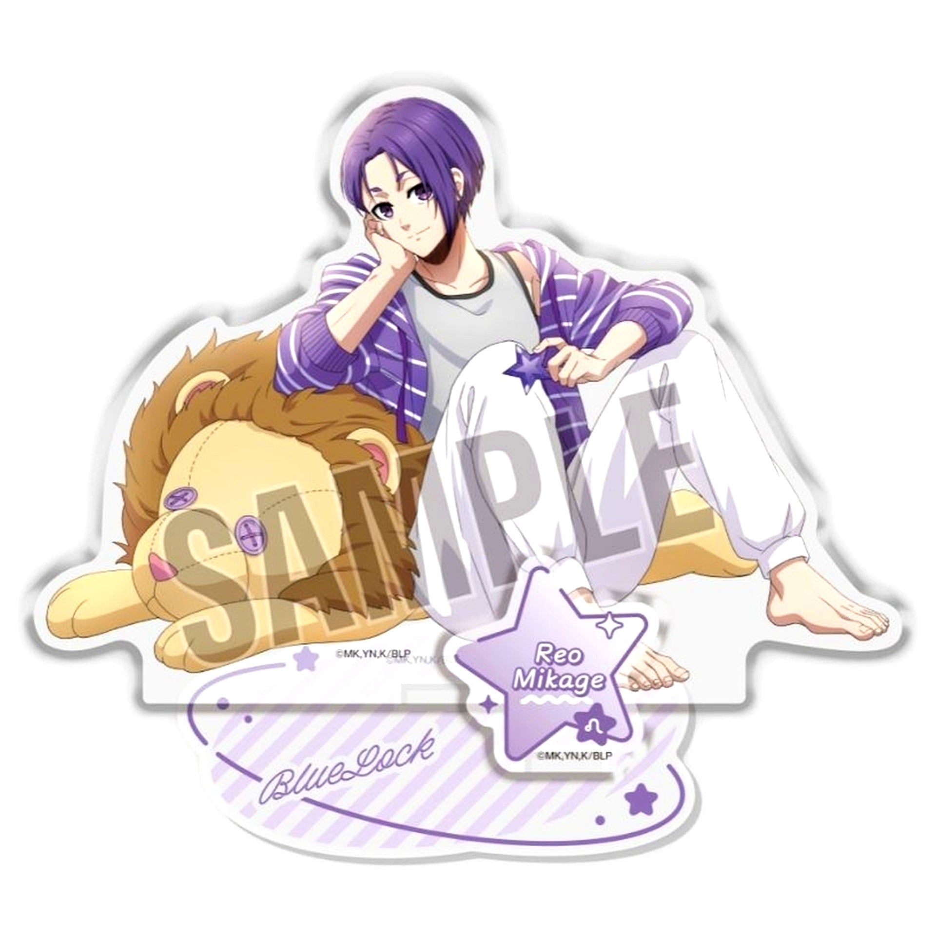 Reo Mikage Constellation Acrylic Stand Plate Blue Lock [USED]