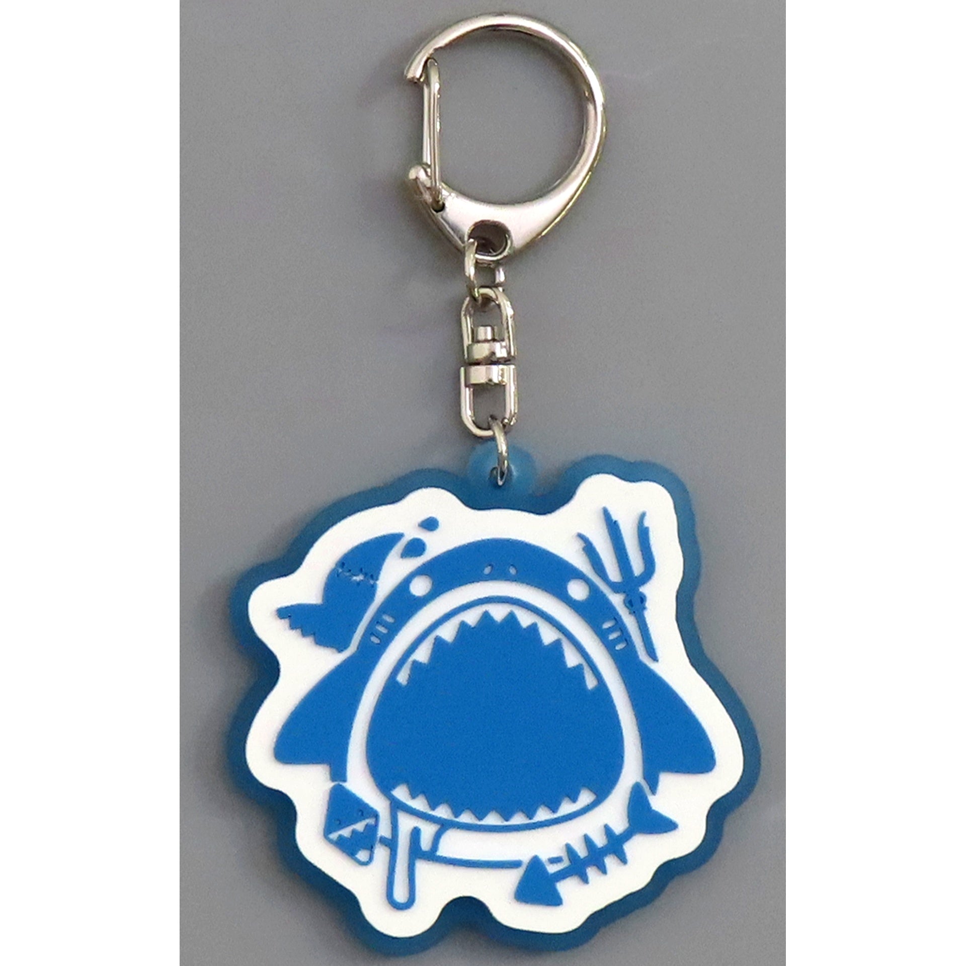 Gawr Gura hololive English -Myth- Holo Emblem Rubber Keychain [USED]