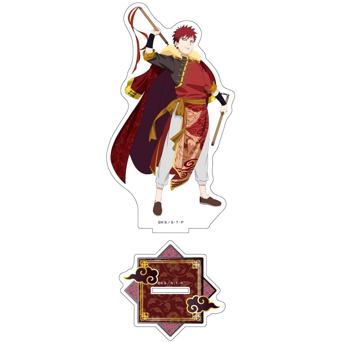 Gaara 5 Original Costume Version Illustration Big Acrylic Stand Naruto: Shippuden [USED]