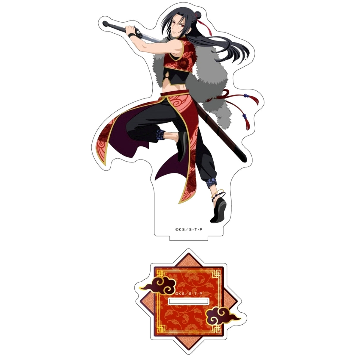 Itachi Uchiha 7 Original Costume Version Illustration Big Acrylic Stand Naruto: Shippuden [USED]