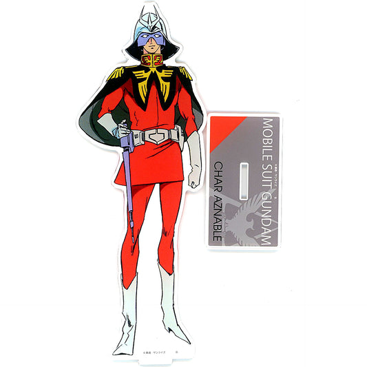 Char Aznable Mobile Suit Gundam Big Acrylic Stand [USED]
