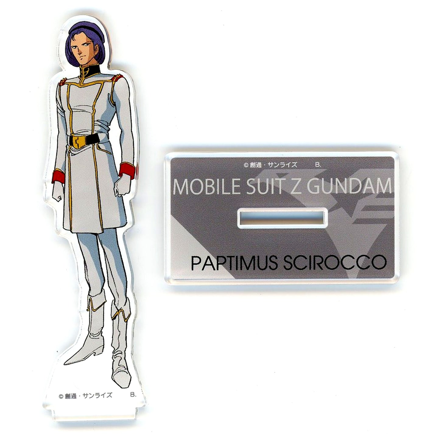 Paptimus Scirocco Mobile Suit Zeta Gundam Acrylic Stand Standard Size [USED]