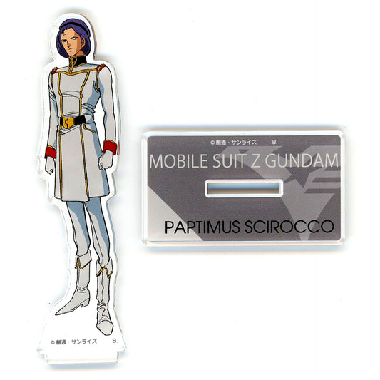 Paptimus Scirocco Mobile Suit Zeta Gundam Acrylic Stand Standard Size [USED]