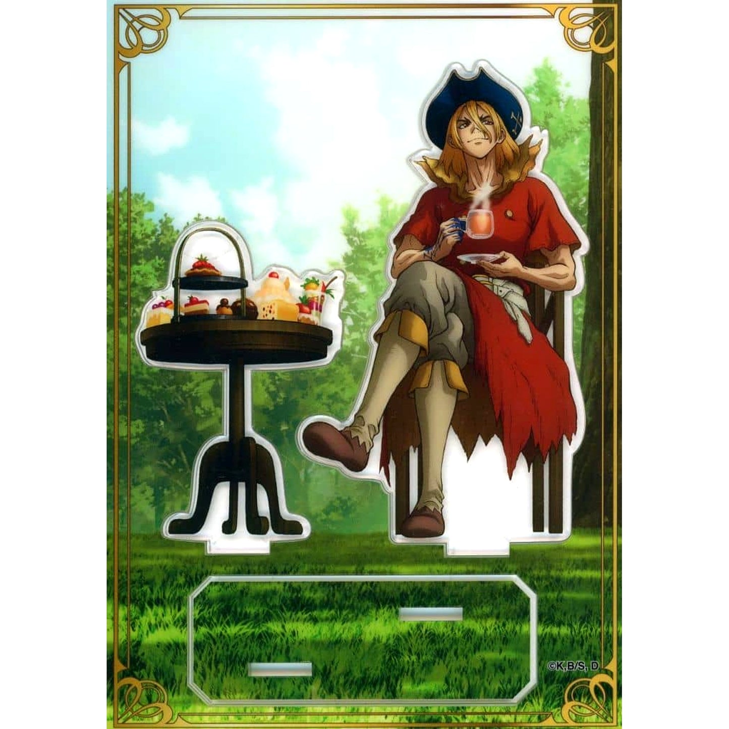 Ryusui Nanami Dr. STONE Newly Illustrated Afternoon Tea Ver. Acrylic Stand [USED]