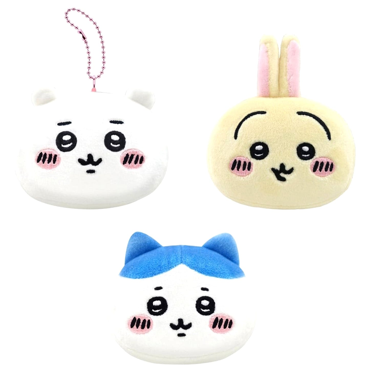 Chiikawa & Others Chiikawa: Nanka Chiisakute Kawaii Yatsu All 3 Types Set Mochimochi Face Mascot [USED]