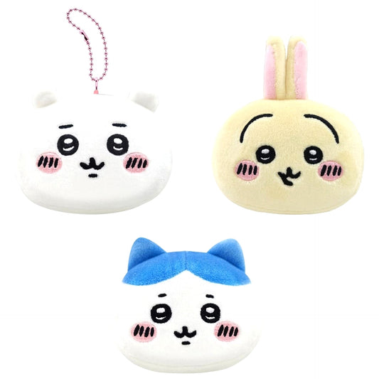 Chiikawa & Others Chiikawa: Nanka Chiisakute Kawaii Yatsu All 3 Types Set Mochimochi Face Mascot [USED]
