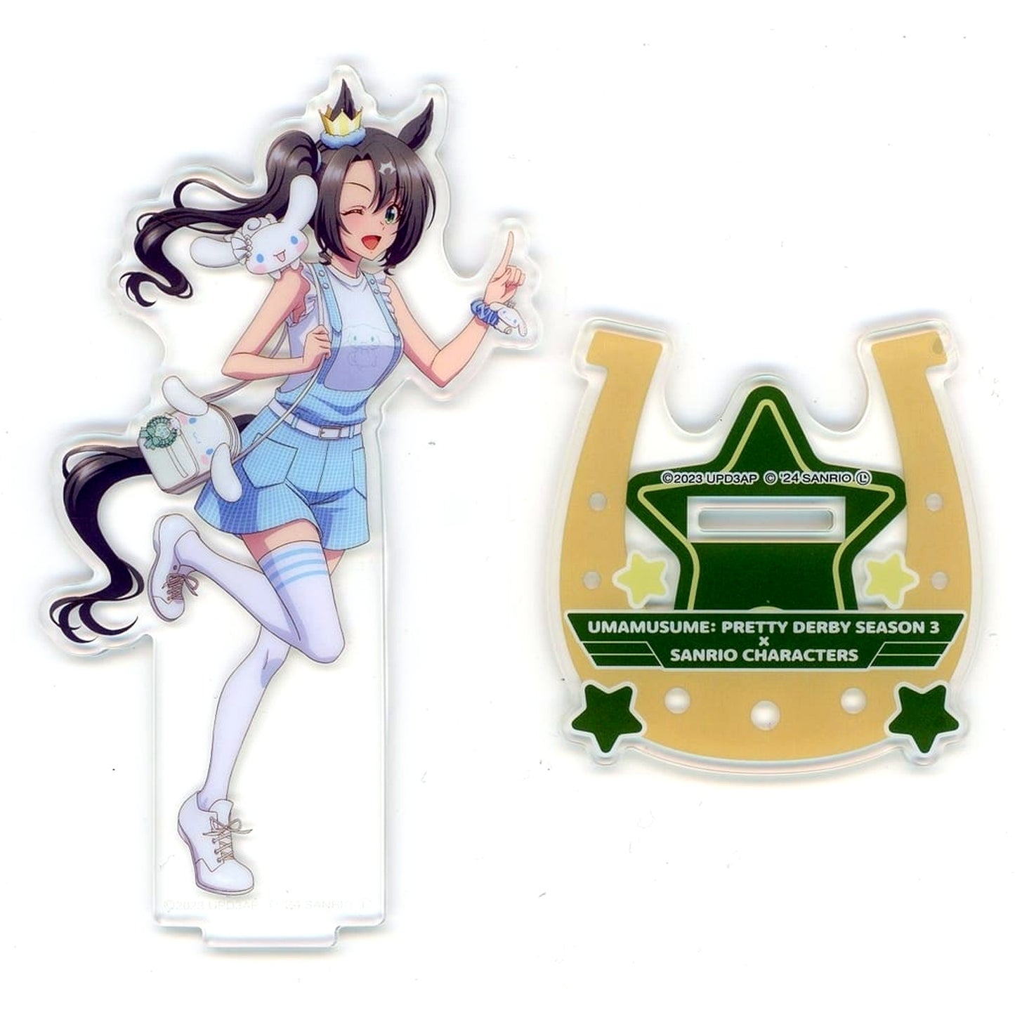 Satono Crown Umamusume: Pretty Derby Season 3 Cinnamoroll Acrylic Stand Sanrio Characters Premium Shop [USED]