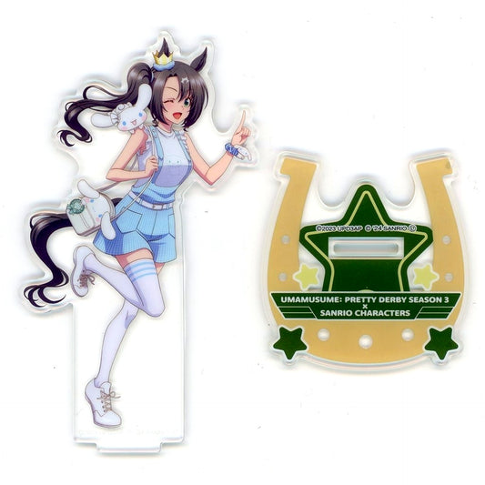 Satono Crown Umamusume: Pretty Derby Season 3 Cinnamoroll Acrylic Stand Sanrio Characters Premium Shop [USED]