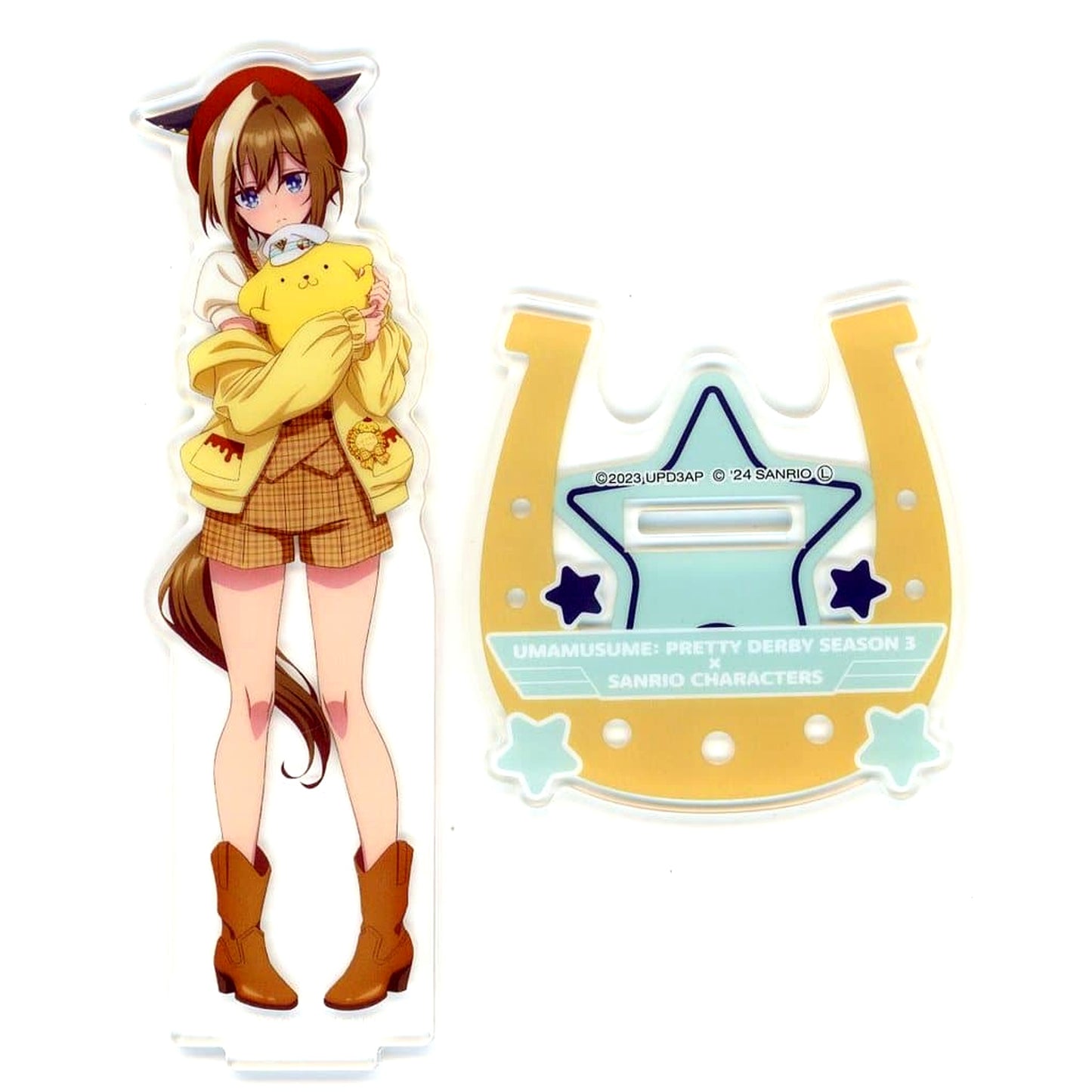 Cheval Grand Umamusume: Pretty Derby Season 3 Pompompurin Acrylic Stand Sanrio Characters Premium Shop [USED]