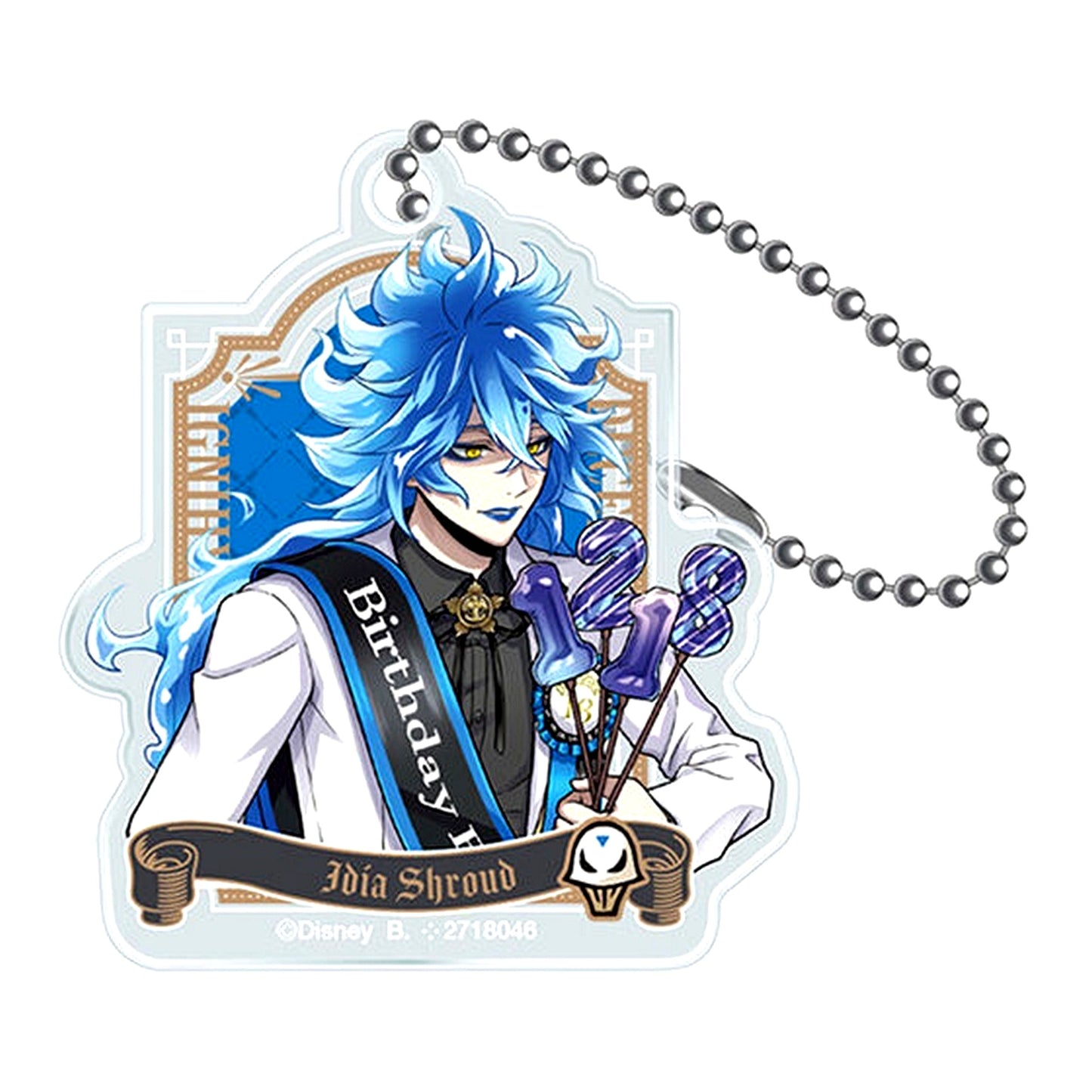 Idia Shroud Disney Twisted-Wonderland Capsule Acrylic Charm Vol.2 [USED]