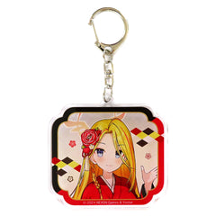 Blue Archive Pina Asahina Trading Acrylic Keychains Urara Kyoto Spring Trip! Exclusive Keychains [USED]